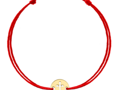 Bratara banut aur 14K cu diamant si cruciulita